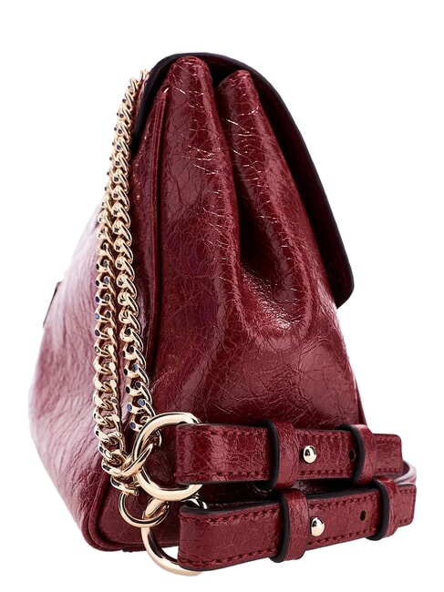 ANTONIA Sac bandouli&egrave;re &agrave; double poign&eacute;e ROUGE - Sacs pour Femme