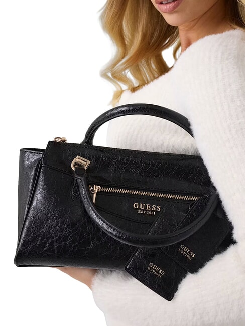 ANTONIA Sac &agrave; main avec bandouli&egrave;re NOIR - Sacs pour Femme