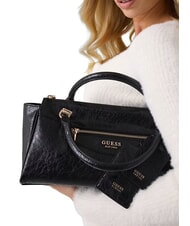 GUESS ANTONIA Sac &agrave; main avec bandouli&egrave;re NOIR - Sacs pour Femme - 7