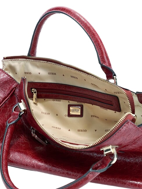 ANTONIA Sac &agrave; main avec bandouli&egrave;re ROUGE - Sacs pour Femme