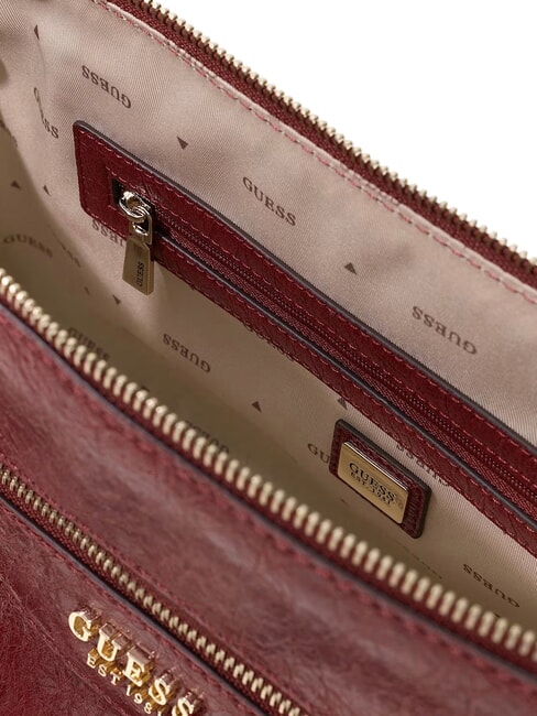 ANTONIA Sac &agrave; main avec bandouli&egrave;re ROUGE - Sacs pour Femme