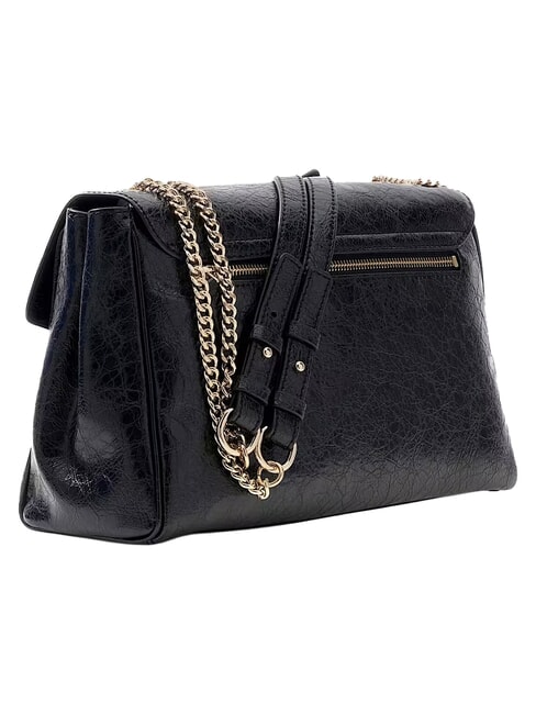 ANTONIA Sac bandouli&egrave;re &agrave; double poign&eacute;e NOIR - Sacs pour Femme