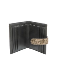 BORBONESE BRUNCH Portefeuille compact op naturel / noir - Portefeuilles Femme - 2