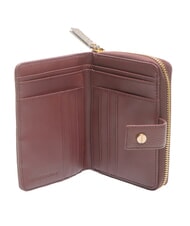 BORBONESE BIRDIE Portefeuille en cuir moyen merlot/naturel op - Portefeuilles Femme - 2