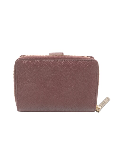 BIRDIE Portefeuille en cuir moyen merlot/naturel op - Portefeuilles Femme