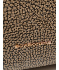 BORBONESE BRUNCH Sac &agrave; bandouli&egrave;re Luna Bag naturel op/merlot - Sacs pour Femme - 3