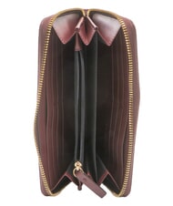 BORBONESE BIRDIE Grand portefeuille en cuir merlot/naturel op - Portefeuilles Femme - 2