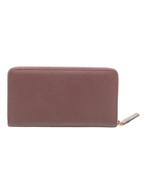 BIRDIE Grand portefeuille en cuir merlot/naturel op - Portefeuilles Femme