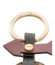 BORBONESE LOGO Porte-cl&eacute;s c&oelig;ur op&eacute;ration naturelle/multicolore - Porte-cl&eacute;s - 2