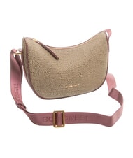 BORBONESE BRUNCH Sac &agrave; bandouli&egrave;re naturel op/merlot - Sacs pour Femme - 2