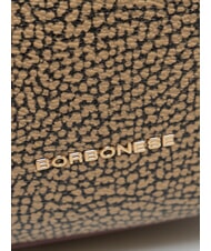 BORBONESE BRUNCH Sac &agrave; bandouli&egrave;re naturel op/merlot - Sacs pour Femme - 3