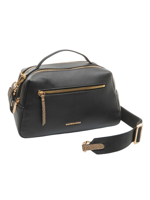 TRUNK BAGS Sac &agrave; main avec bandouli&egrave;re op noir / naturel - Sacs pour Femme