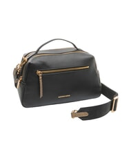 BORBONESE TRUNK BAGS Sac &agrave; main avec bandouli&egrave;re op noir / naturel - Sacs pour Femme - 2