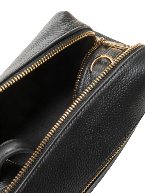 TRUNK BAGS Sac &agrave; main avec bandouli&egrave;re op noir / naturel - Sacs pour Femme