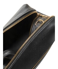 BORBONESE TRUNK BAGS Sac &agrave; main avec bandouli&egrave;re op noir / naturel - Sacs pour Femme - 5