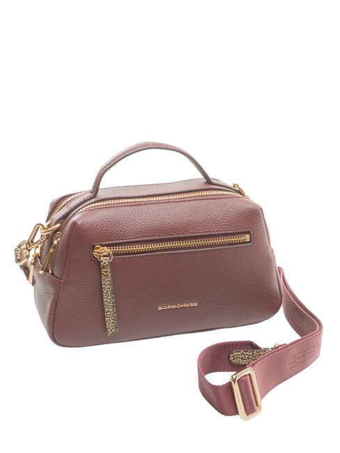 TRUNK BAGS Sac &agrave; main avec bandouli&egrave;re merlot/naturel op - Sacs pour Femme