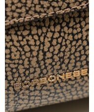 BORBONESE NODI Mini sac bandouli&egrave;re op naturel / noir - Sacs pour Femme - 3