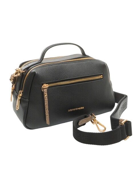 TRUNK BAGS Sac &agrave; main avec bandouli&egrave;re op noir / naturel - Sacs pour Femme