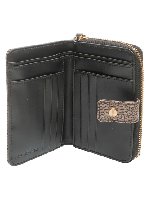 FLEXOS SOFT Portefeuille moyen op naturel / noir - Portefeuilles Femme