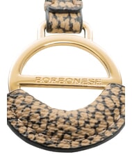 BORBONESE LOGO Porte-cl&eacute;s avec logo grav&eacute; op / natu - Porte-cl&eacute;s - 2