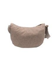 BORBONESE LUNA FLEXOS ZIP sac bandouli&egrave;re naturel op/brun fonc&eacute; - Sacs pour Femme - 4