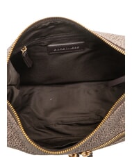 BORBONESE LUNA FLEXOS ZIP sac bandouli&egrave;re naturel op/brun fonc&eacute; - Sacs pour Femme - 5