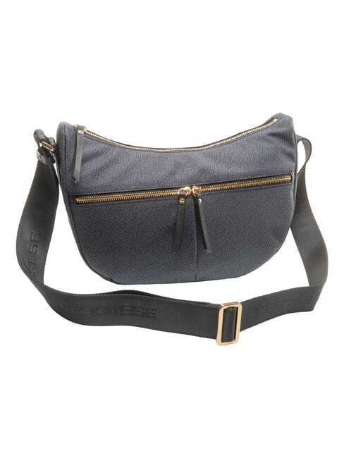 LUNA FLEXOS ZIP sac bandouli&egrave;re Noir - Sacs pour Femme
