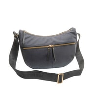 BORBONESE LUNA FLEXOS ZIP sac bandouli&egrave;re Noir - Sacs pour Femme - 2