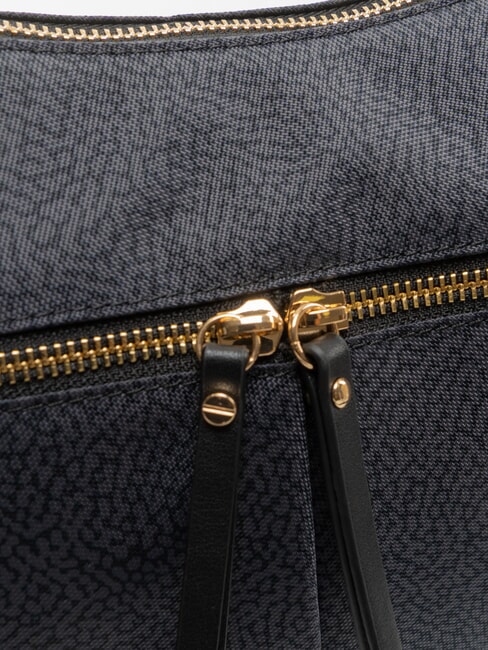 LUNA FLEXOS ZIP sac bandouli&egrave;re Noir - Sacs pour Femme