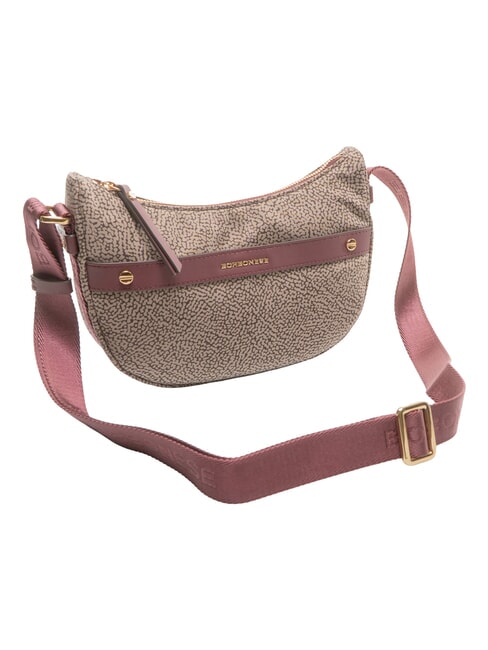 LUNA DOWNTOWN Mini sac bandouli&egrave;re naturel op/merlot - Sacs pour Femme
