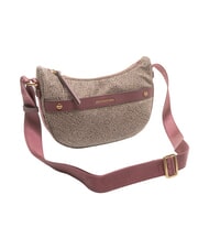 BORBONESE LUNA DOWNTOWN Mini sac bandouli&egrave;re naturel op/merlot - Sacs pour Femme - 2