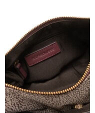 BORBONESE LUNA DOWNTOWN Mini sac bandouli&egrave;re naturel op/merlot - Sacs pour Femme - 5