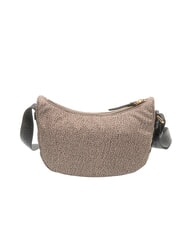 BORBONESE LUNA DOWNTOWN Mini sac bandouli&egrave;re op naturel / noir - Sacs pour Femme - 4