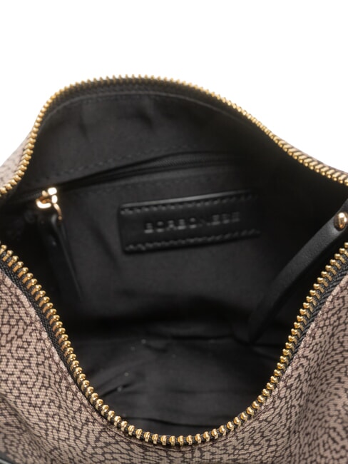 LUNA DOWNTOWN Mini sac bandouli&egrave;re op naturel / noir - Sacs pour Femme