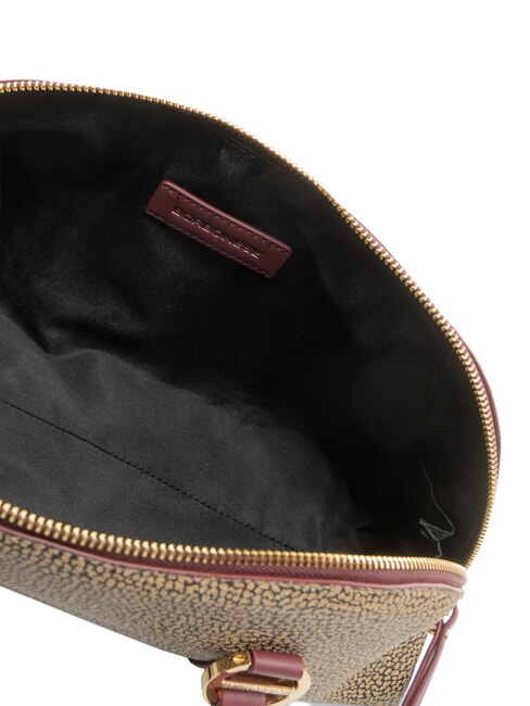 OUTLINE sac bandouli&egrave;re naturel op/merlot - Sacs pour Femme