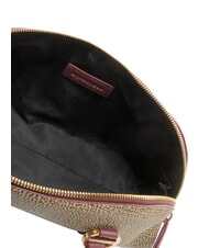 BORBONESE OUTLINE sac bandouli&egrave;re naturel op/merlot - Sacs pour Femme - 5