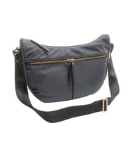 BORBONESE LUNA FLEXOS ZIP Sac bandouli&egrave;re ajustable Noir - Sacs pour Femme - 2