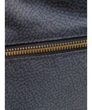 BORBONESE LUNA FLEXOS ZIP Sac bandouli&egrave;re ajustable Noir - Sacs pour Femme - 3