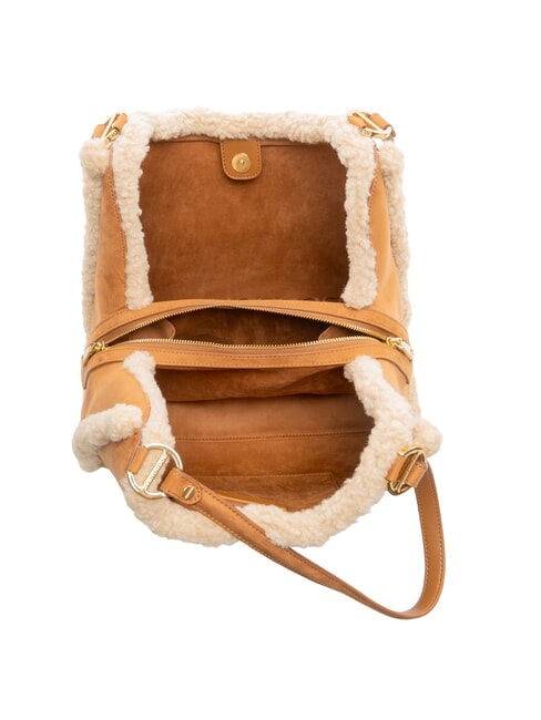 SUEDE LOGO sac &agrave; bandouli&egrave;re cuir - Sacs pour Femme