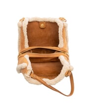 BORBONESE SUEDE LOGO sac &agrave; bandouli&egrave;re cuir - Sacs pour Femme - 5