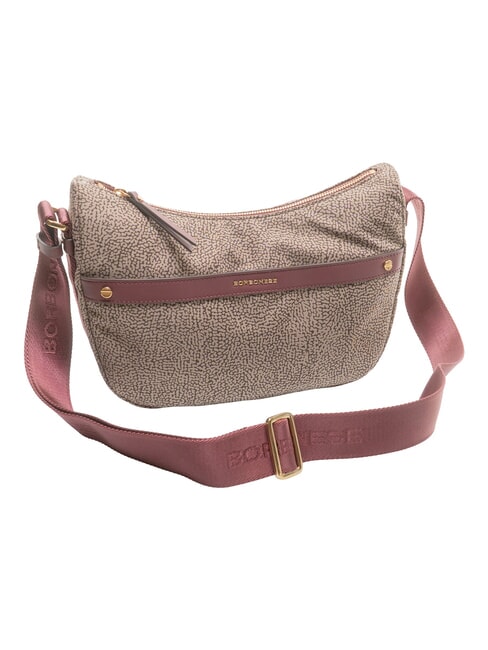 LUNA DOWNTOWN Sac bandouli&egrave;re ajustable naturel op/merlot - Sacs pour Femme