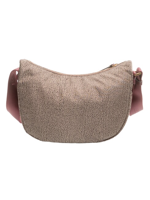 LUNA DOWNTOWN Sac bandouli&egrave;re ajustable naturel op/merlot - Sacs pour Femme