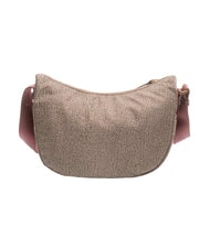 BORBONESE LUNA DOWNTOWN Sac bandouli&egrave;re ajustable naturel op/merlot - Sacs pour Femme - 4