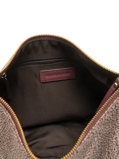 LUNA DOWNTOWN Sac bandouli&egrave;re ajustable naturel op/merlot - Sacs pour Femme