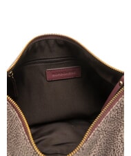 BORBONESE LUNA DOWNTOWN Sac bandouli&egrave;re ajustable naturel op/merlot - Sacs pour Femme - 5