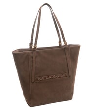 BORBONESE SUEDE LOGO sac &agrave; bandouli&egrave;re - Sacs pour Femme