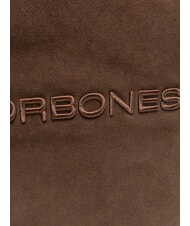 BORBONESE SUEDE LOGO sac &agrave; bandouli&egrave;re t&ecirc;te noire - Sacs pour Femme - 3