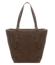 BORBONESE SUEDE LOGO sac &agrave; bandouli&egrave;re t&ecirc;te noire - Sacs pour Femme - 4