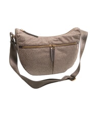 BORBONESE LUNA FLEXOS ZIP Sac bandouli&egrave;re ajustable naturel op/brun fonc&eacute; - Sacs pour Femme - 2