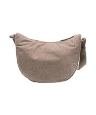 BORBONESE LUNA FLEXOS ZIP Sac bandouli&egrave;re ajustable naturel op/brun fonc&eacute; - Sacs pour Femme - 4